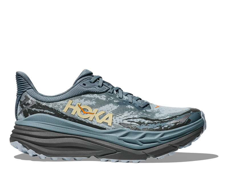 Hoka Stinson 7 Hybrid Running Shoe Mens in Slate Blue/Asphalt Grey