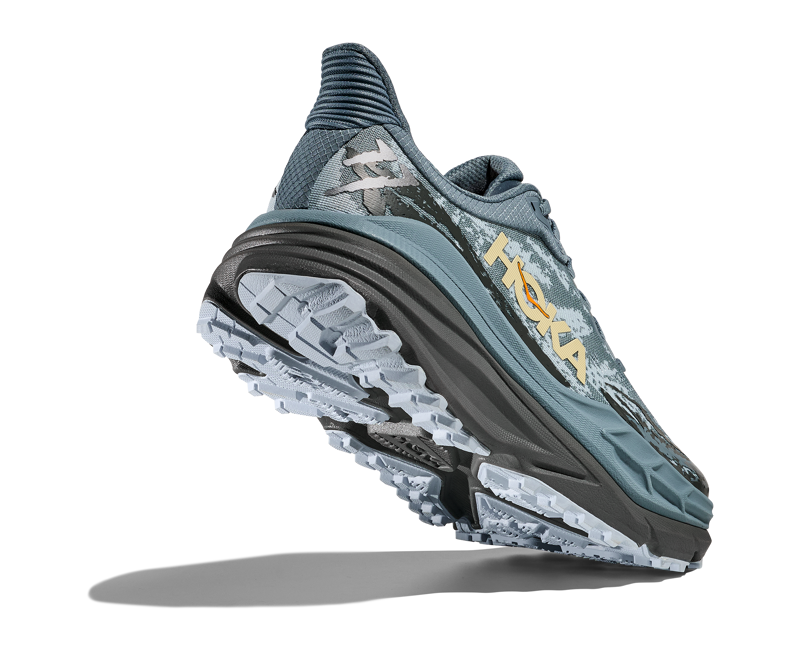 Hoka Stinson 7 Hybrid Running Shoe Mens in Slate Blue/Asphalt Grey-1