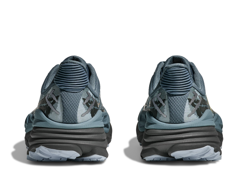 Hoka Stinson 7 Hybrid Running Shoe Mens in Slate Blue/Asphalt Grey-7