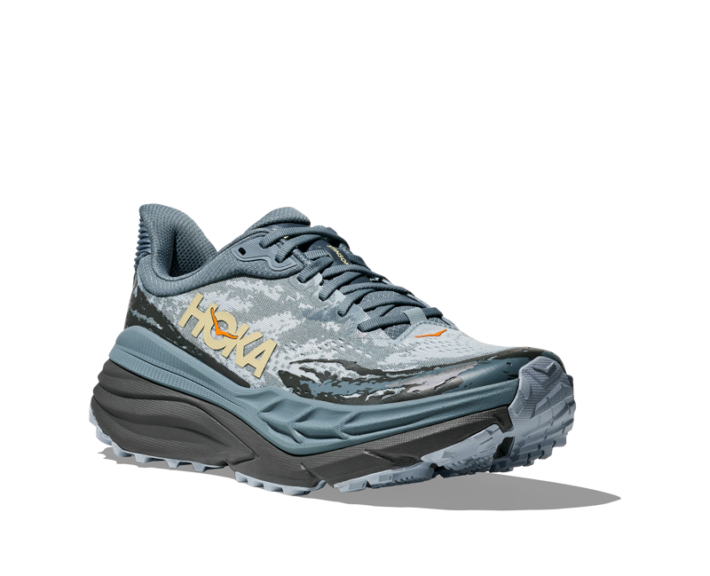 Hoka Stinson 7 Hybrid Running Shoe Mens in Slate Blue/Asphalt Grey-6