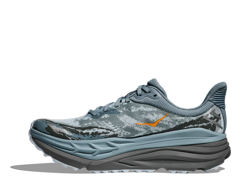 Hoka Stinson 7 Hybrid Running Shoe Mens in Slate Blue/Asphalt Grey-4