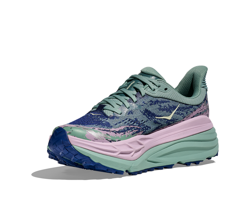 Hoka Stinson 7 Hybrid Running Shoe Womens in Rosemary/Fragrant Lilac-4