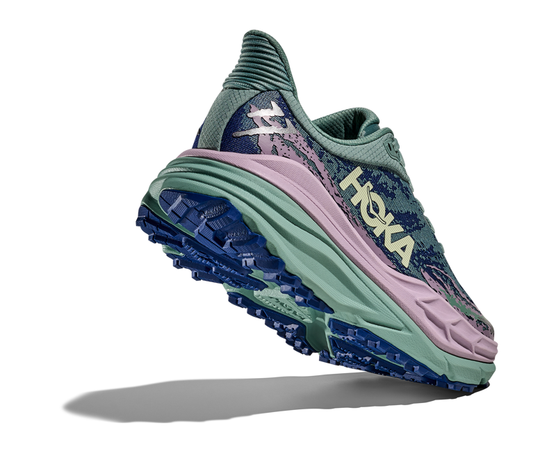 Hoka Stinson 7 Hybrid Running Shoe Womens in Rosemary/Fragrant Lilac-1