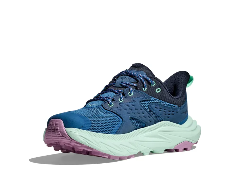 Hoka Anacapa 2 Low GTX Hiking Shoes Womens 5.5 in Foggy Night/Aqua-2