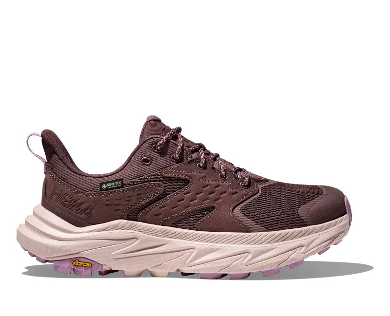 Hoka Anacapa 2 Low GTX Womens in Smoky Quartz/Cosmic Pearl