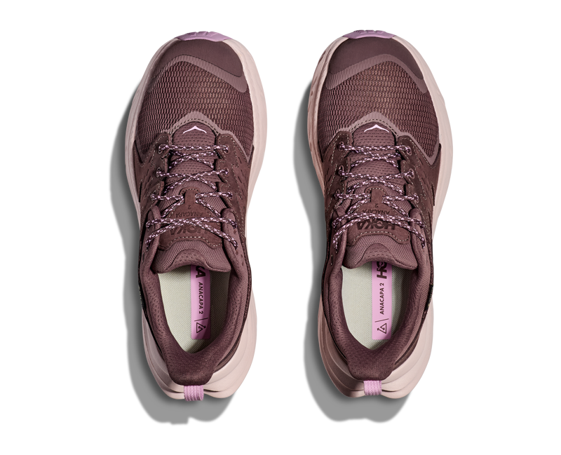 Hoka Anacapa 2 Low GTX Womens in Smoky Quartz/Cosmic Pearl-1
