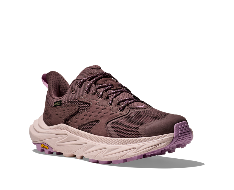 Hoka Anacapa 2 Low GTX Womens in Smoky Quartz/Cosmic Pearl-5