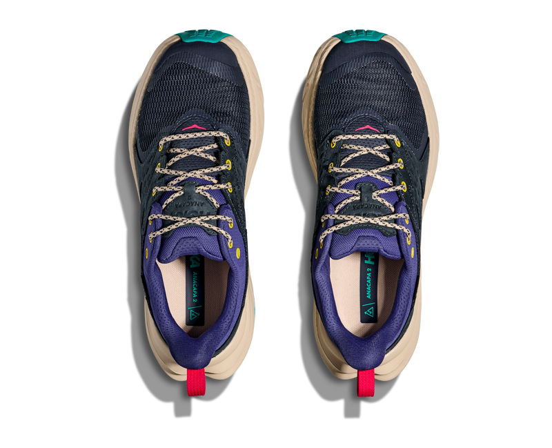Hoka Anacapa 2 Low GTX Womens in Varsity Navy/Mountain Iris-1