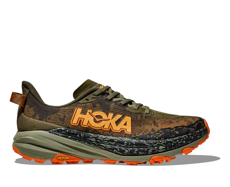 Hoka Speedgoat 6 Mens in Antique Olive/Squash