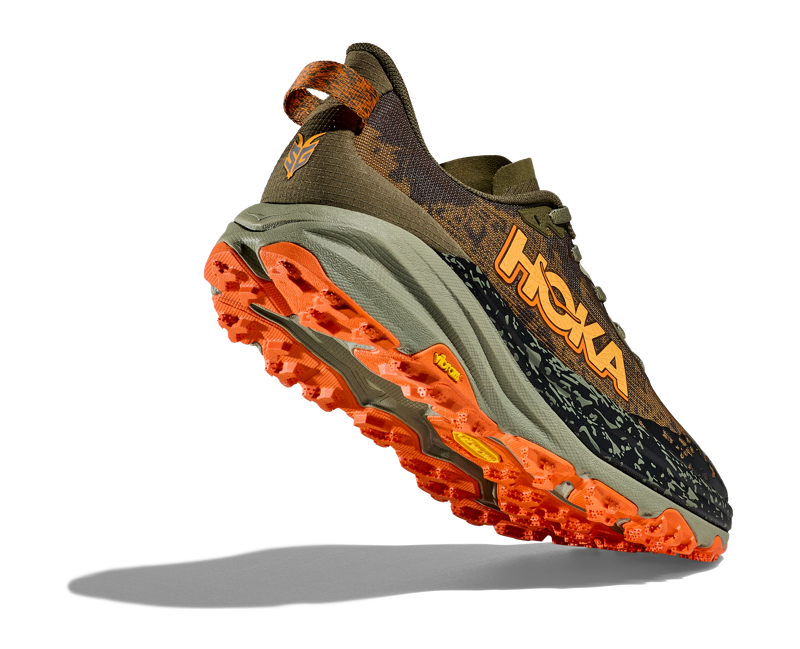 Hoka Speedgoat 6 Mens in Antique Olive/Squash-5