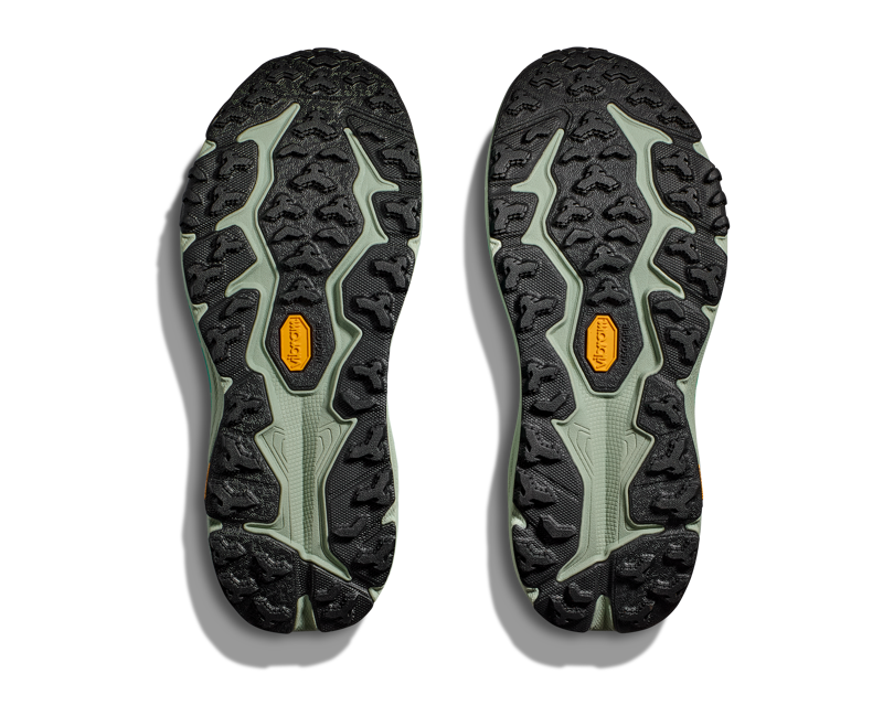 Hoka Speedgoat 6 Womens in Black/Aloe Vera-3