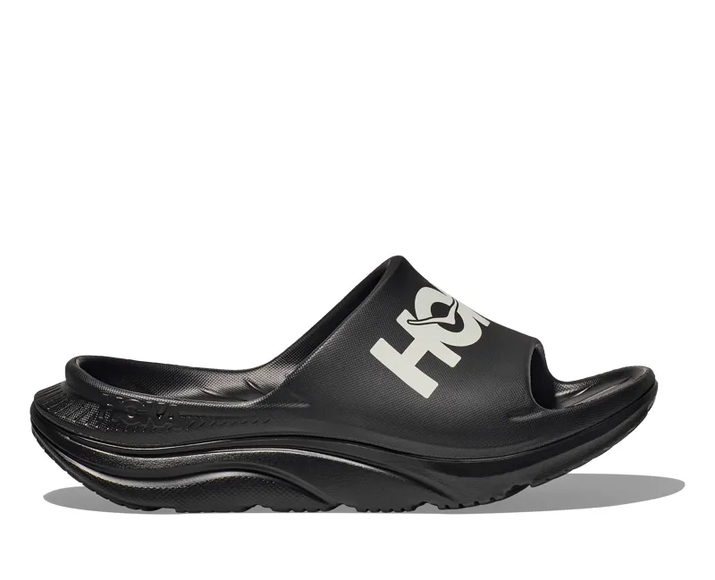 Hoka Ora Athletic Slide Unisex in Black/White