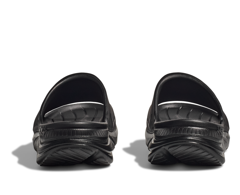 Hoka Ora Athletic Slide Unisex in Black/White-7