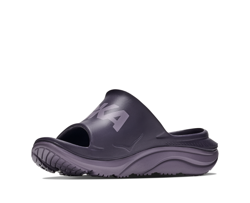 Hoka Ora Athletic Slide Unisex in Squid Ink/Purple Fog-3