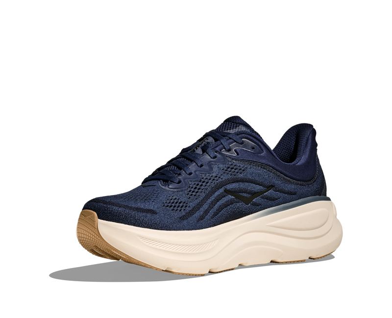 Hoka Bondi 9 Mens in Midnight Blue/Varsity Navy-4
