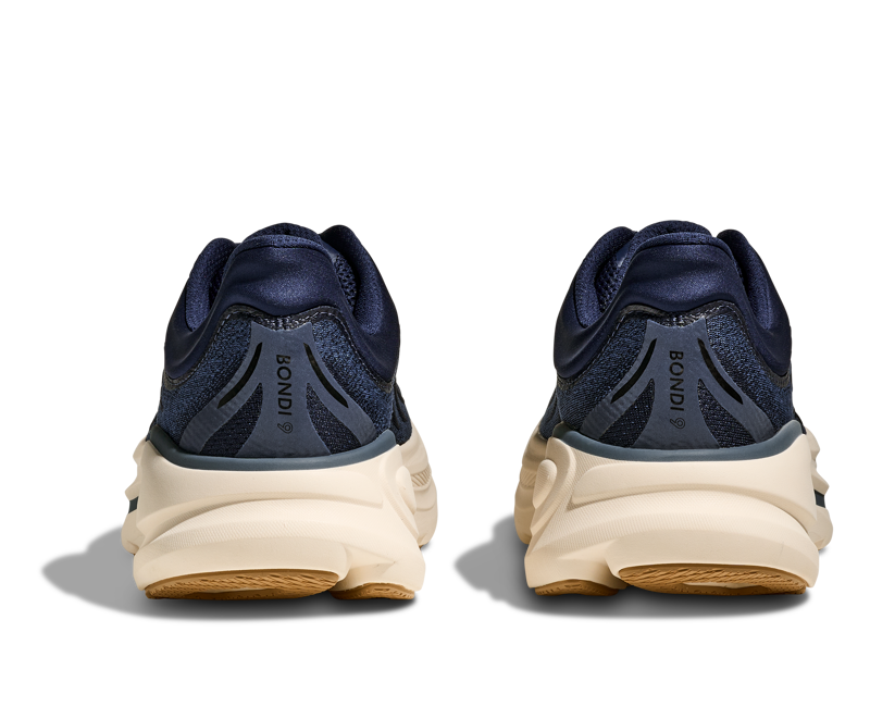 Hoka Bondi 9 Mens in Midnight Blue/Varsity Navy-5