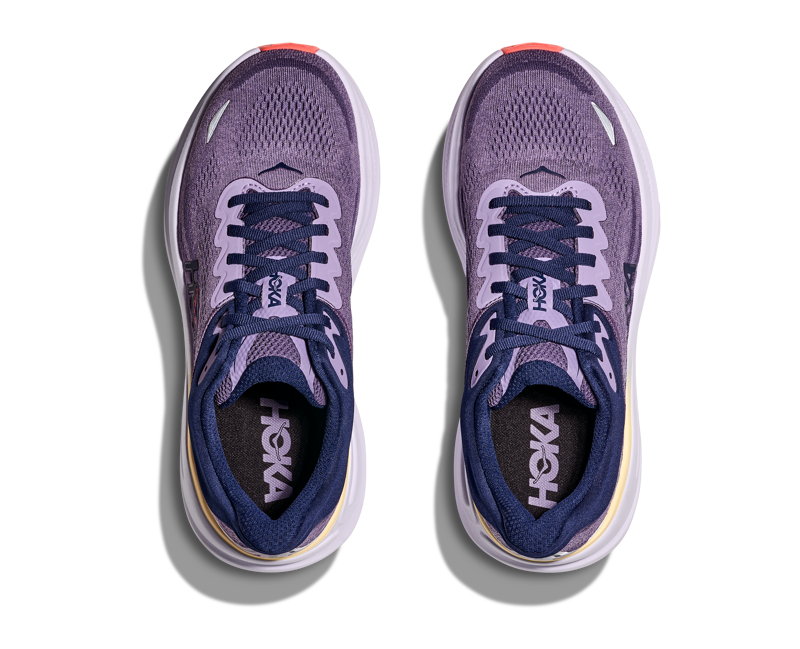 Hoka Bondi 9 Womens in Berry Jam/Berry Patch-3