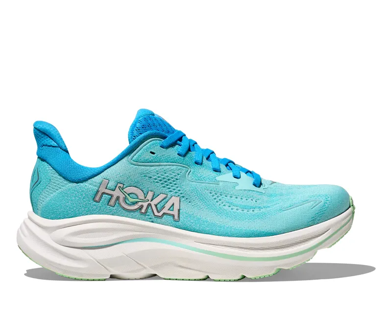 Hoka Clifton 10 Womens in Skyward Blue/Cielo Blue