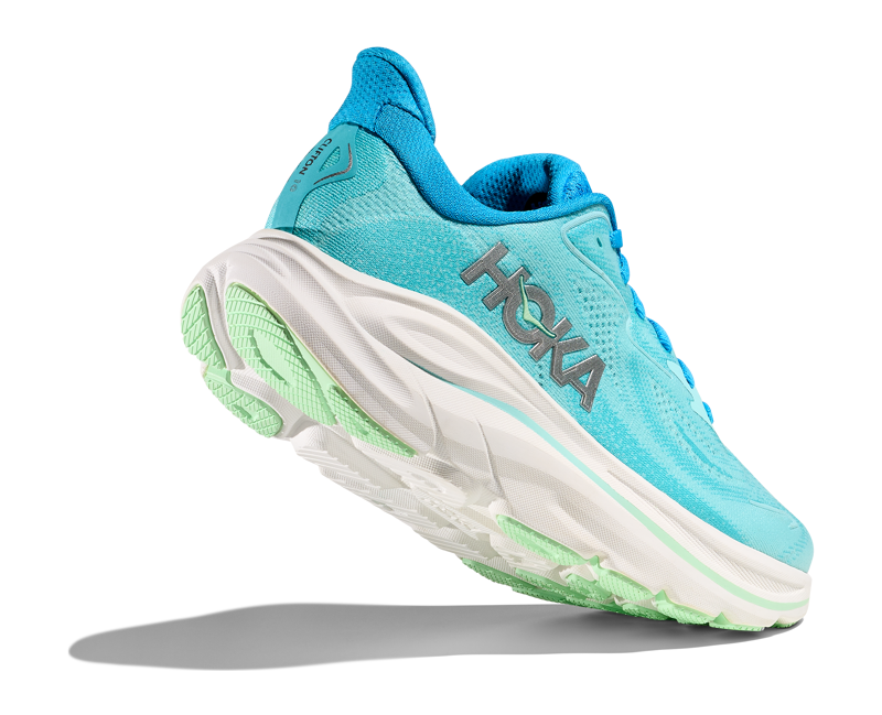 Hoka Clifton 10 Womens in Skyward Blue/Cielo Blue-3