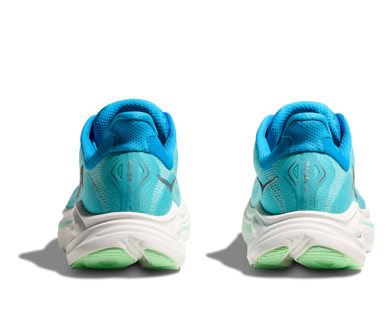 Hoka Clifton 10 Womens in Skyward Blue/Cielo Blue-4