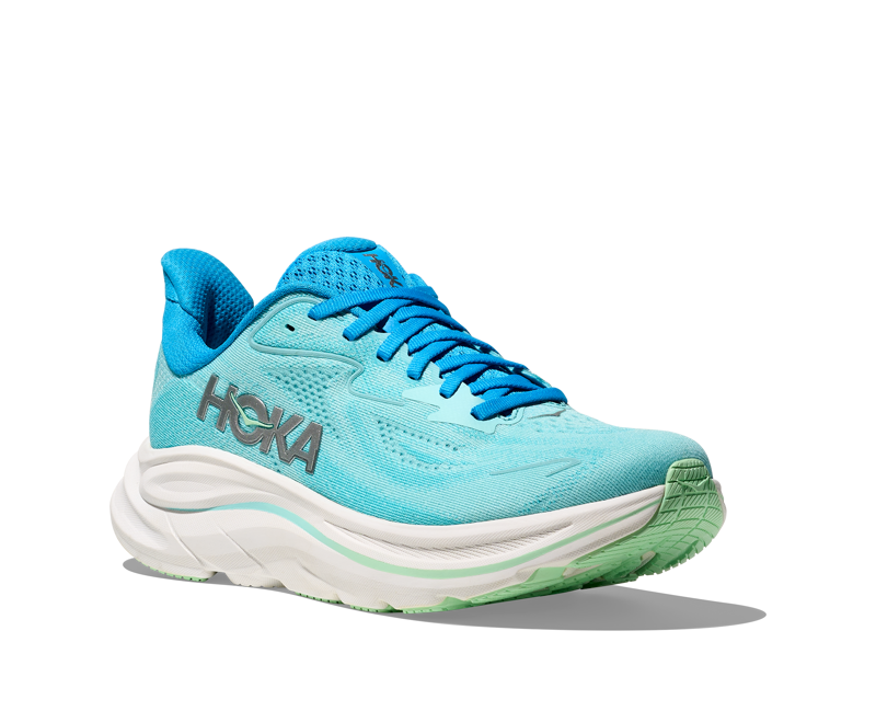 Hoka Clifton 10 Womens in Skyward Blue/Cielo Blue-5