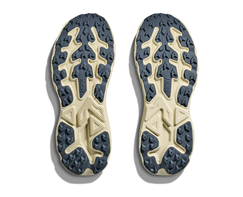 Hoka Challenger 8 Wide Mens in Faded Navy/Pampas Grass-3