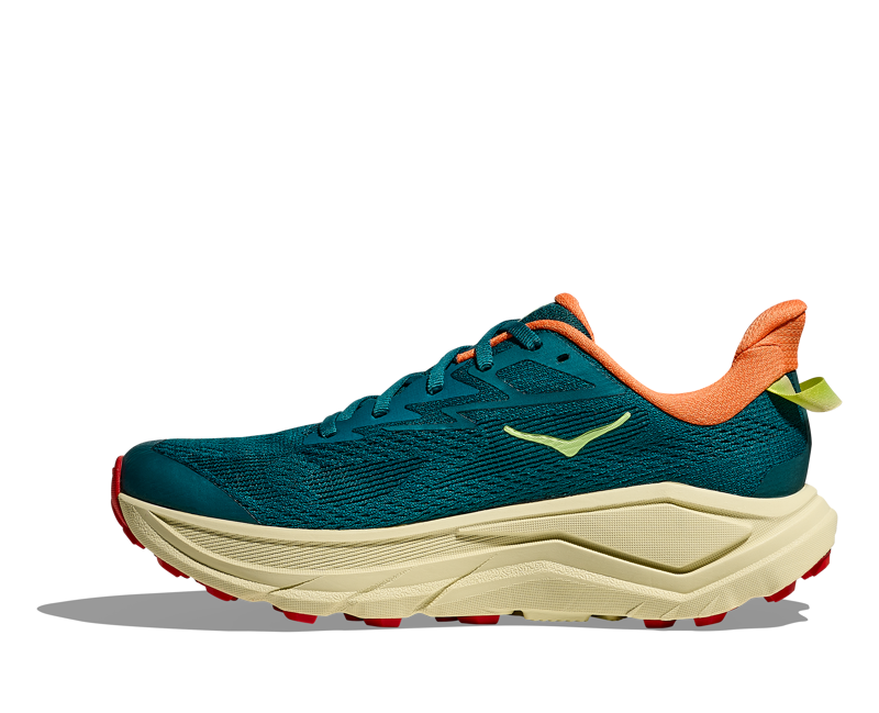 Hoka Challenger 8 Womens in Tidal Wave/Pampas Grass-5