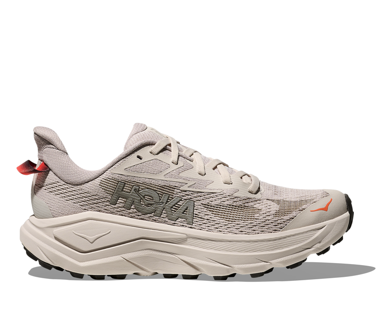 Hoka Challenger 8 Wide Womens in Stucco/Asphalt Grey