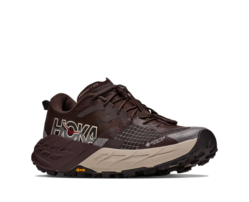 Hoka Speedgoat 7 GTX Mens in Spiced Chocolate/River Rock Grey-3