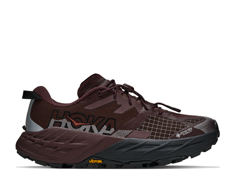 Hoka Speedgoat 7 GTX Womens in Deep Mauve/Black
