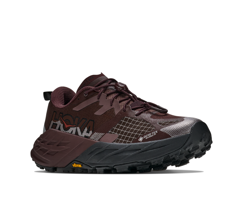 Hoka Speedgoat 7 GTX Womens in Deep Mauve/Black-4