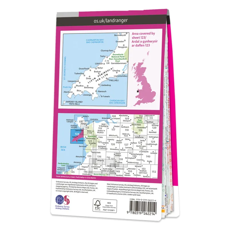 OS Landranger 123 Lleyn Peninsula-1