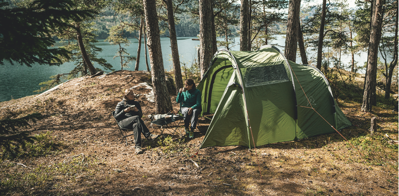Robens Cima Versa 4 Person Family Tent in Green with FREE Footprint-11