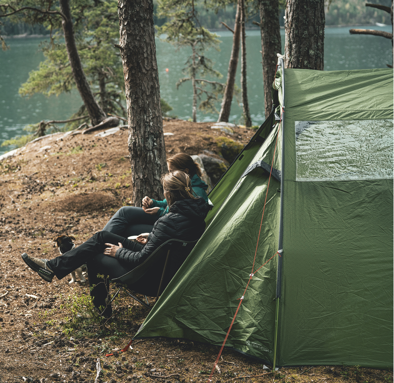 Robens Cima Versa 4 Person Family Tent in Green with FREE Footprint-9