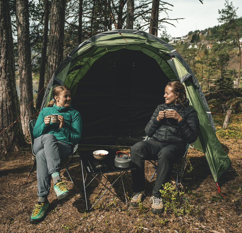Robens Cima Versa 4 Person Family Tent in Green with FREE Footprint-10