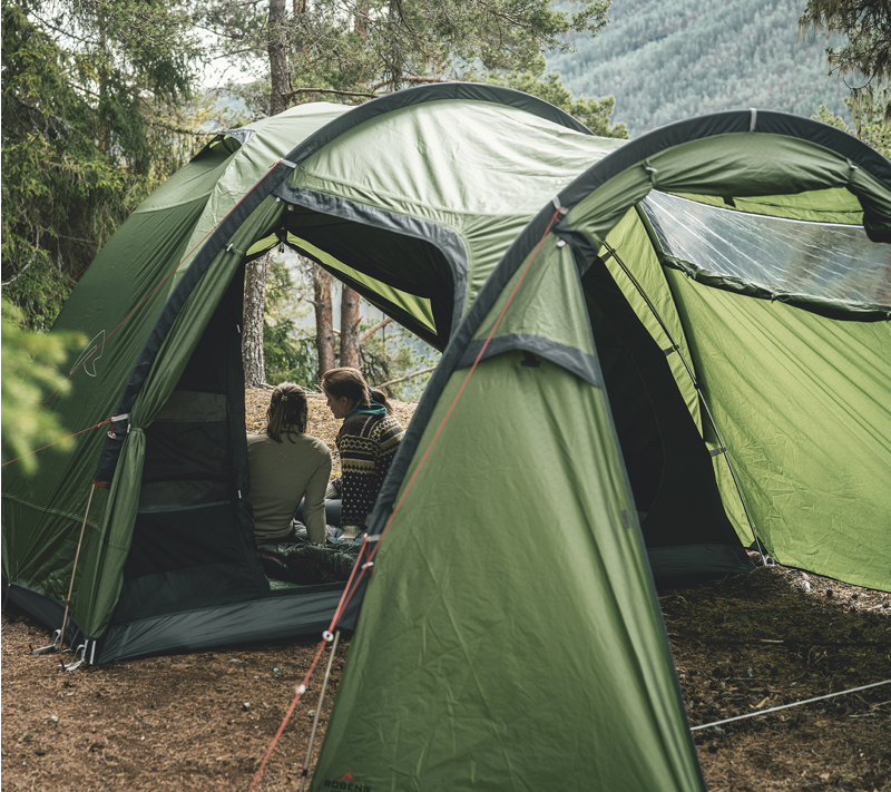 Robens Paso Flex 5 Person Family Tent in Green with FREE Footprint-9