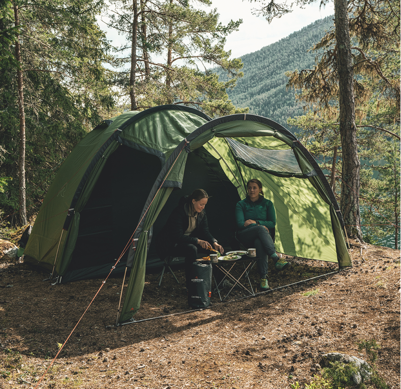 Robens Paso Flex 5 Person Family Tent in Green with FREE Footprint-10