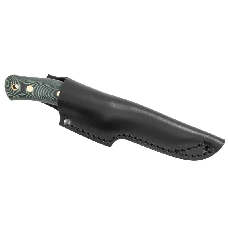 Casstrom No.10 Swedish Forest Knife Stainless Steel Green Micarta-1