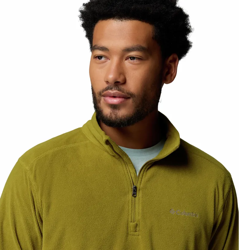 Columbia Klamath Range II Half Zip Mens in Mossy Green-3