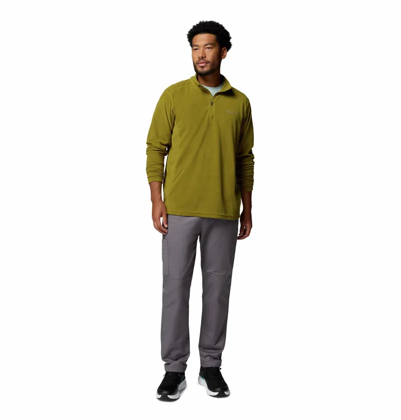 Columbia Klamath Range II Half Zip Mens in Mossy Green-4