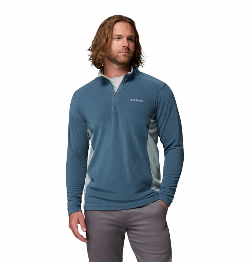 Columbia Klamath Range II Half Zip Mens in Everblue/Crushed Blue