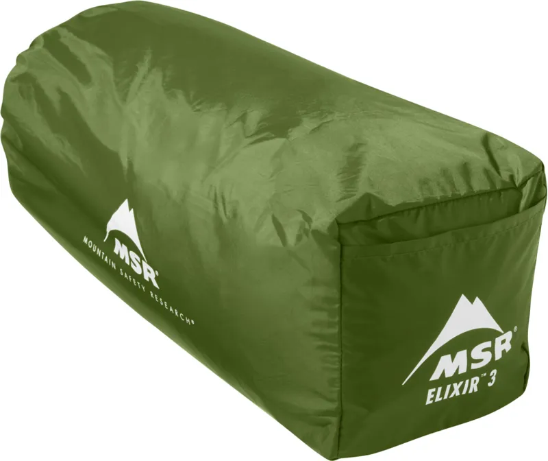 MSR Elixir 3 Person Backpacking Tent in Green-11