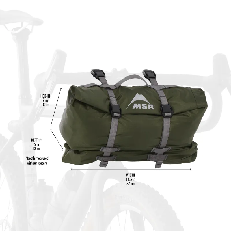 MSR Hubba Hubba Bikepack 2 Person Tent in Green-9