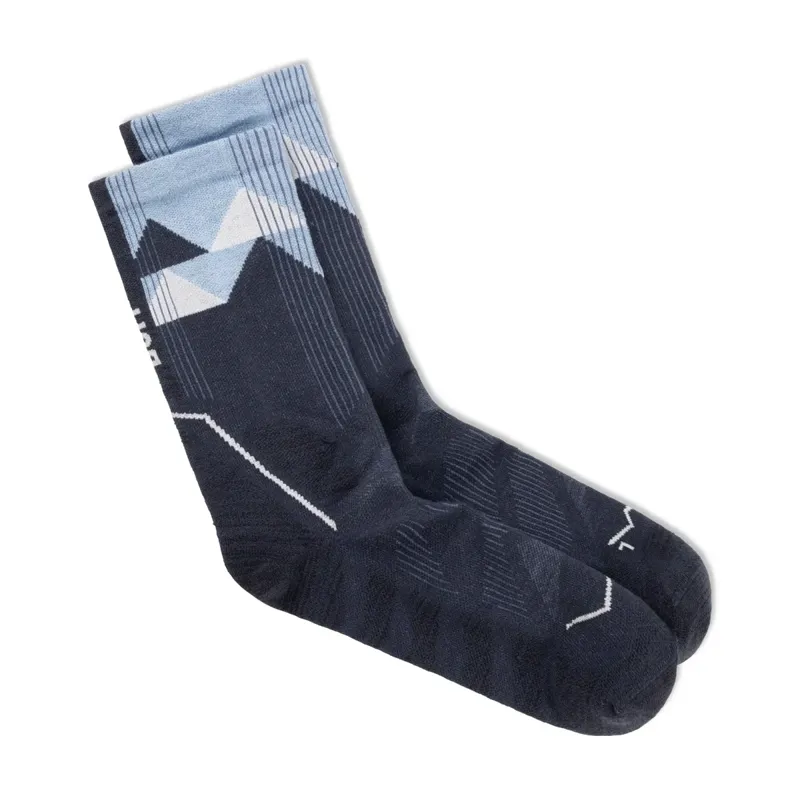 Buff Thermonet Crew Socks in Night Blue-1