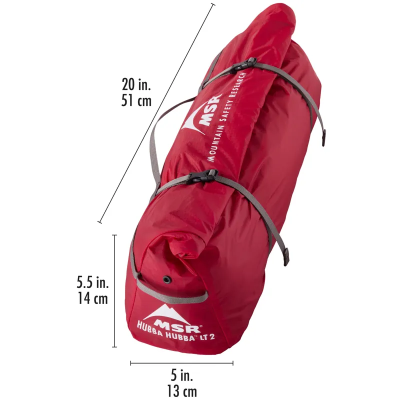 MSR Hubba Hubba LT 2 Person Tent in Olive Night-10