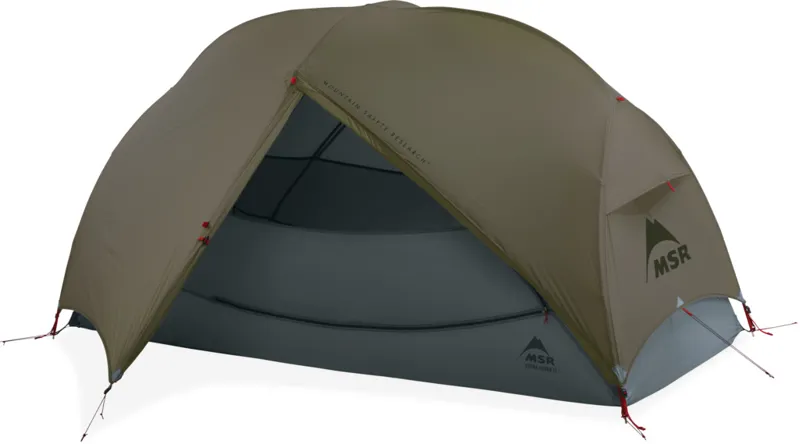 MSR Hubba Hubba LT 1 Person Ultralight Tent in Olive Night