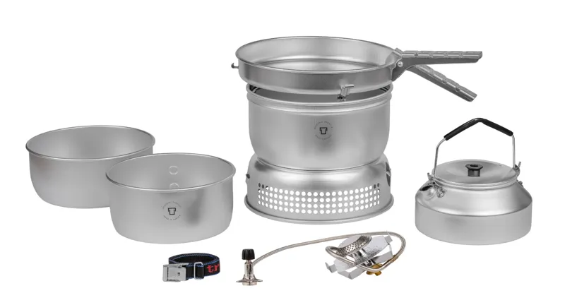 Trangia 25-2 GB Stove Alloy pans with Kettle and Gas Burner