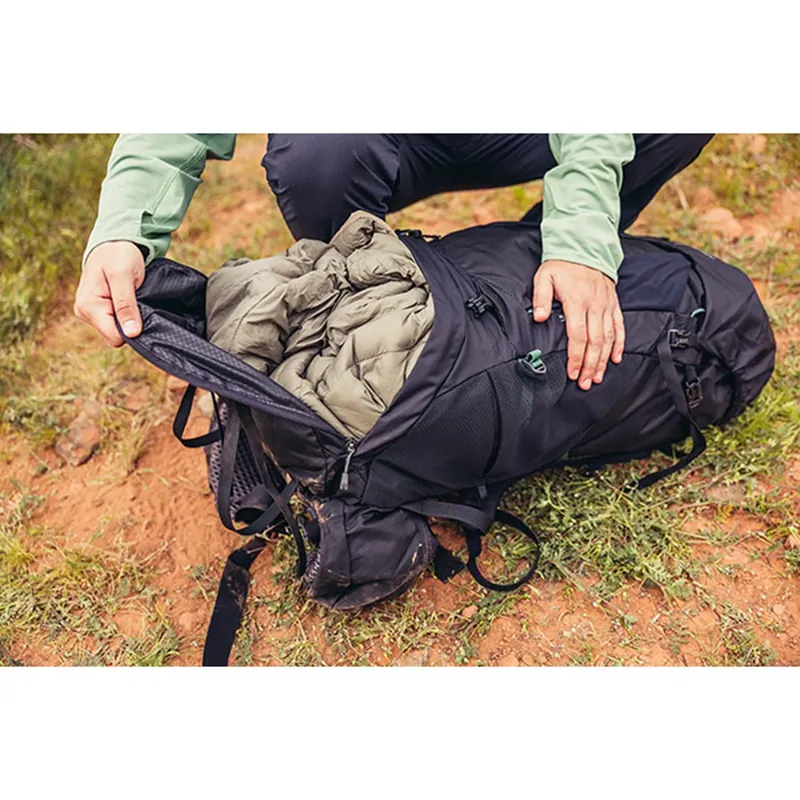 Gregory Stout 70L Backpacking Pack in Forest Black-5