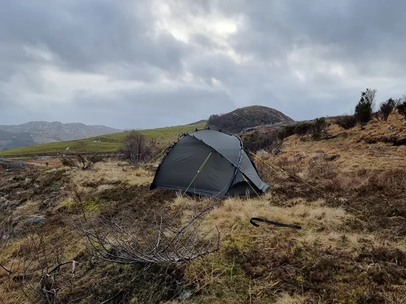 Nortent Vern 1 Silnylon 4S Tent with Footprint in Army Green-5