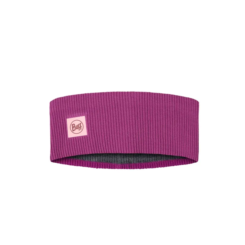 Buff CrossKnit Headband in Solid Orchid